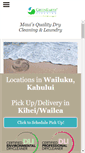 Mobile Screenshot of mauidrycleaners.com