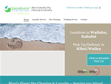 Tablet Screenshot of mauidrycleaners.com